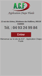 Mobile Screenshot of chape-fluide-06.com